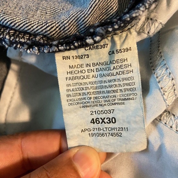 Lee Jeans Men W46 L30 Performance Series Extreme Motion Straight Fit Tapered Leg - Picture 2 of 12